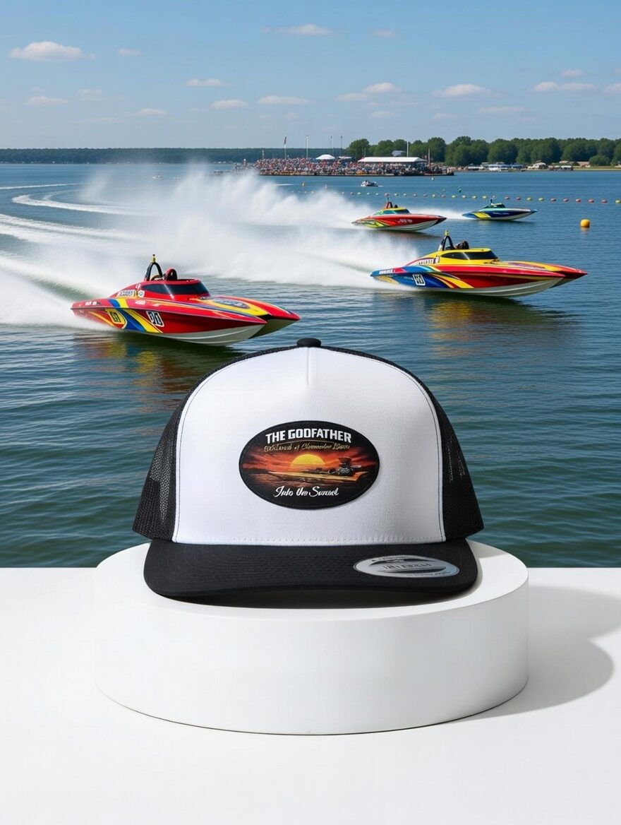 The Godfather speedboat embroidered hat