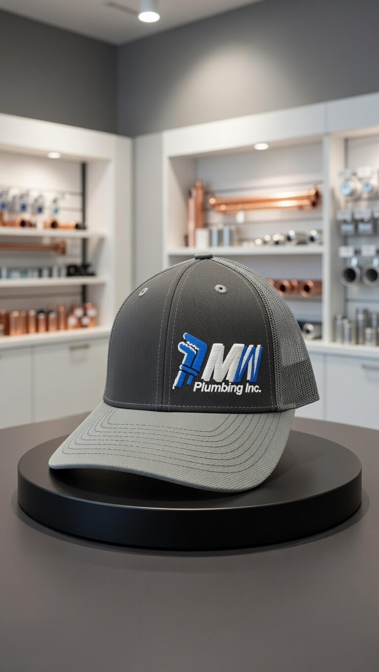 MN Plumbing Inc embroidered cap