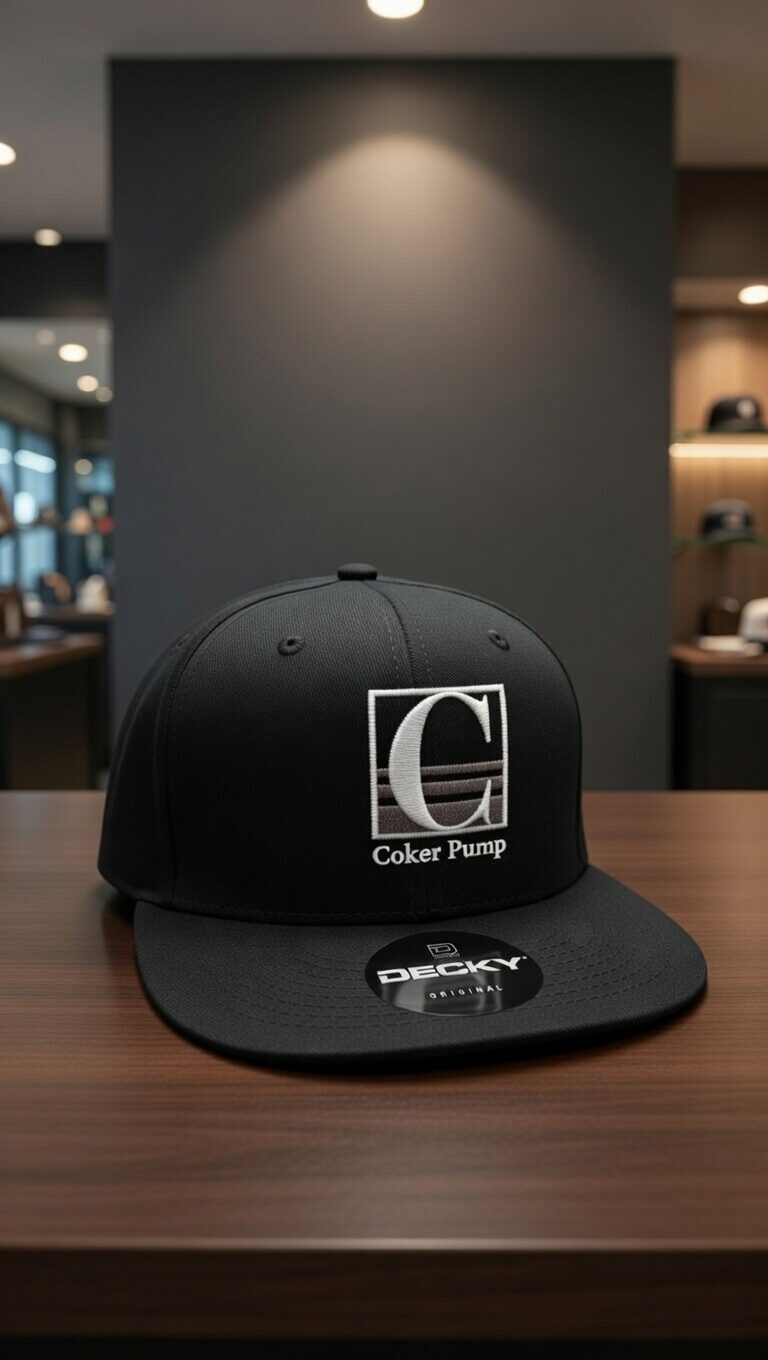 Coker Pump embroidered snapback