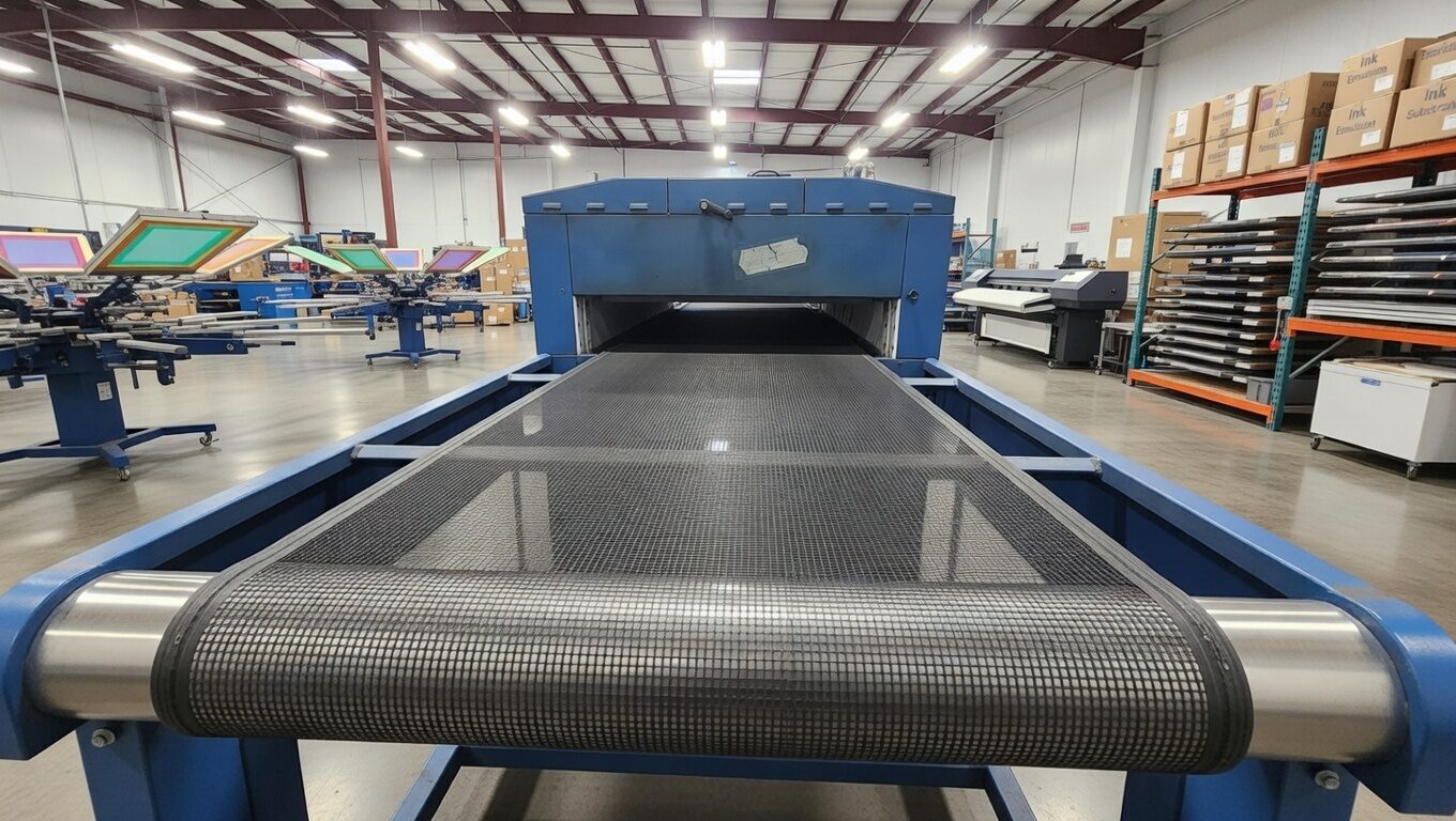 Industrial conveyor dryer