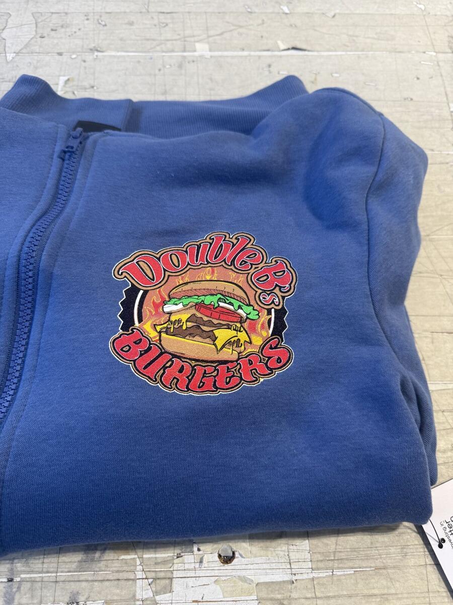 Double B's Burgers printed hoodie