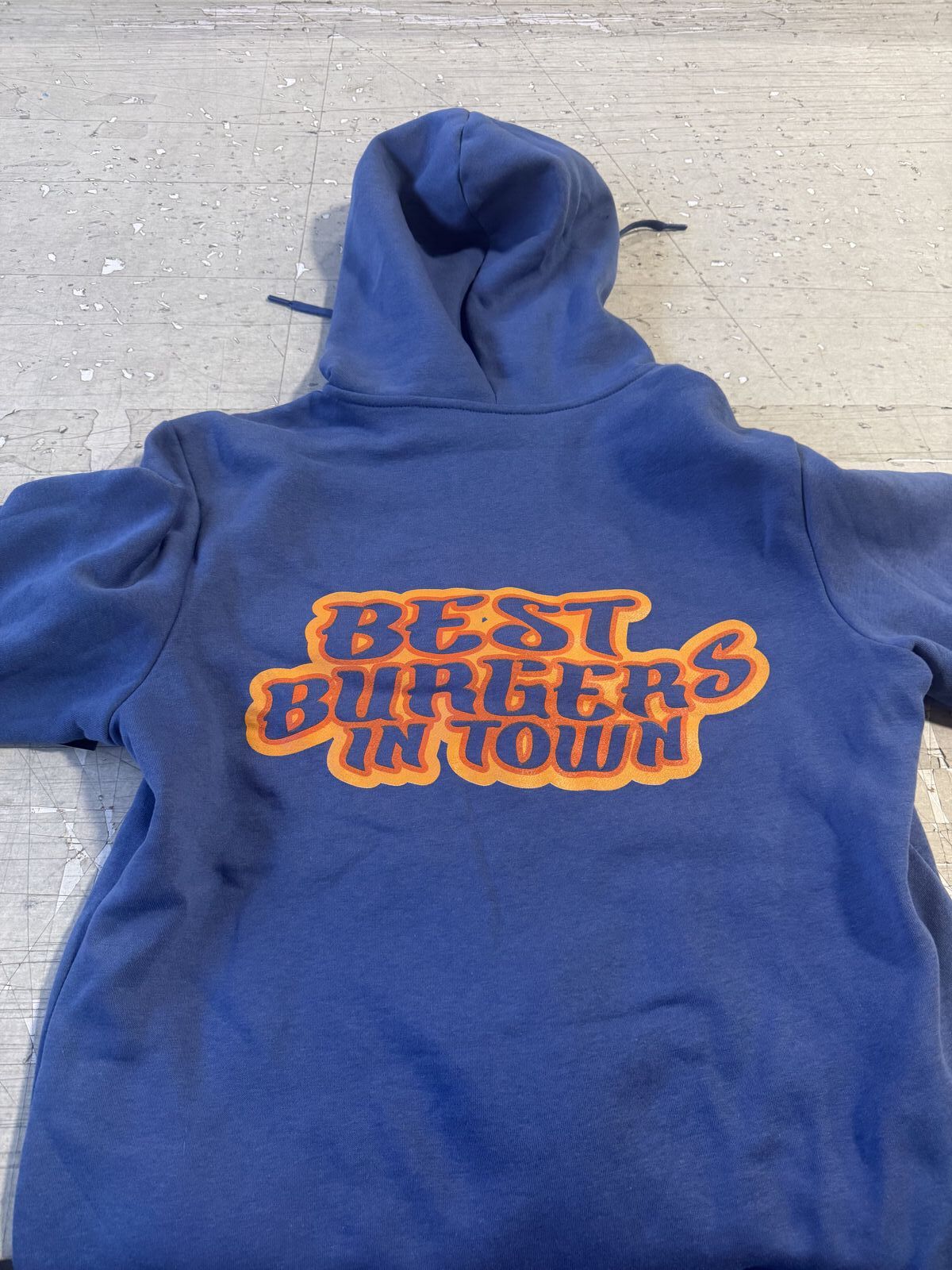 Best Burgers In Town printed hoodie