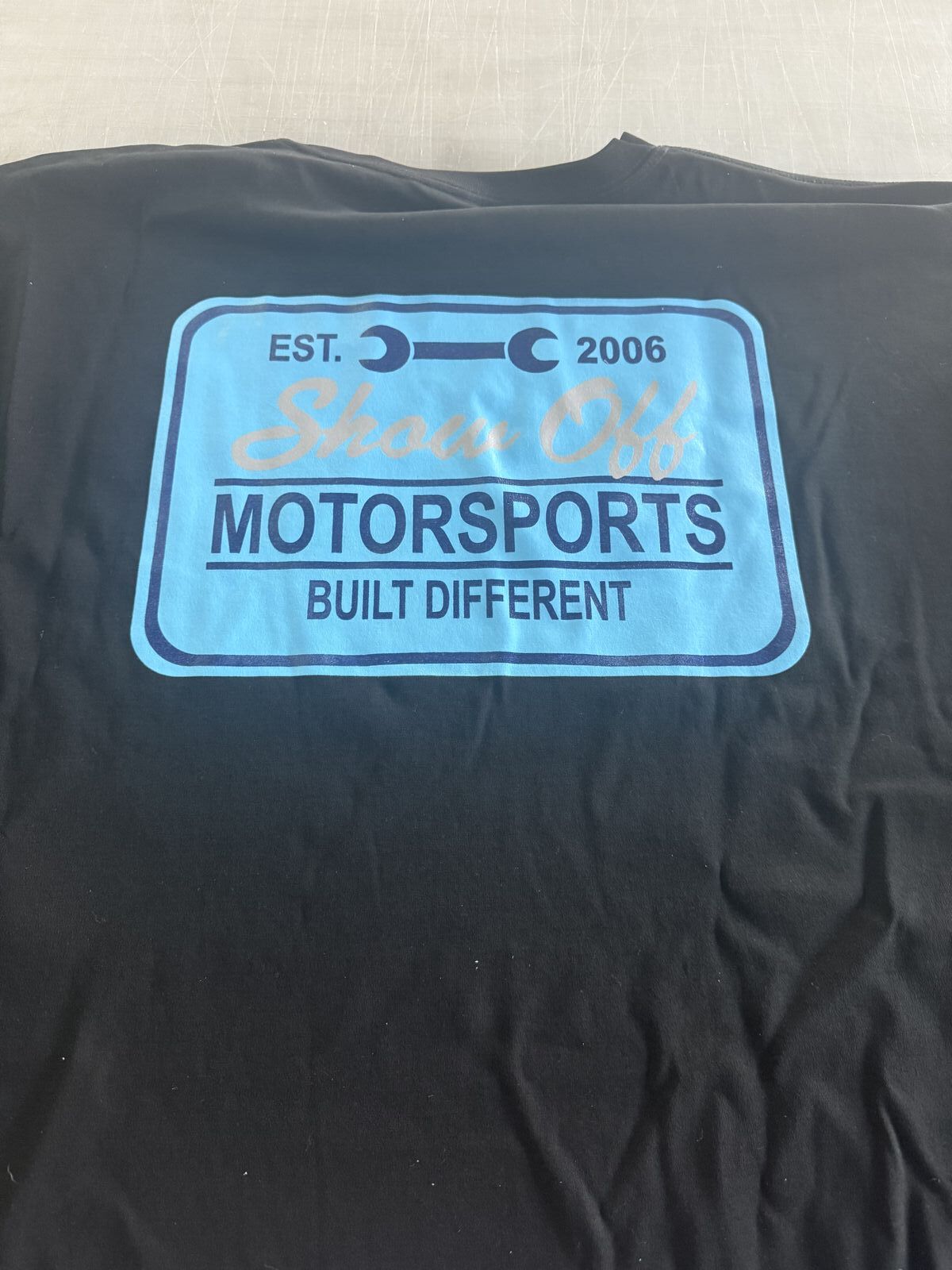Show Off Motorsports printed t-shirt